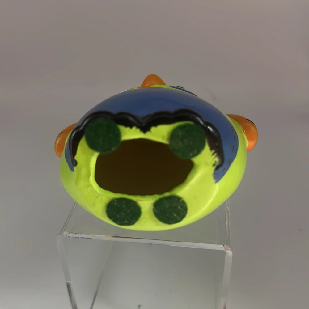 Halloween Inspired Ceramic  Owl Figurine with Witch Hat